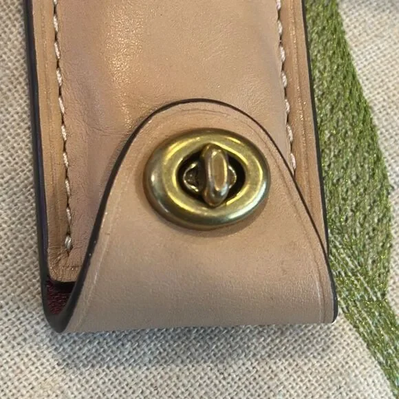 COACH 1941 CLOCHETTE GLOVE TANNED LEATHER BRASS TURNLOCK HANGTAG FOR LOCK & KEYS - Picture 13 of 13